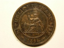 Pièce de, 1 Cent, INDO-CHINE