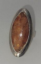 Bague Navette Vintage Argent