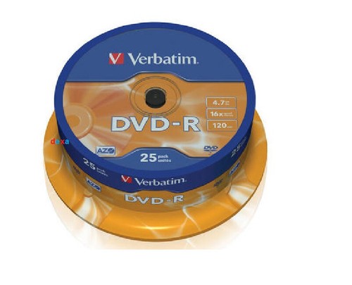 Dvd verbatim - 25, dvd-r