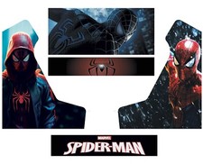 Stickers bartop Spiderman autocollant borne arcade deco