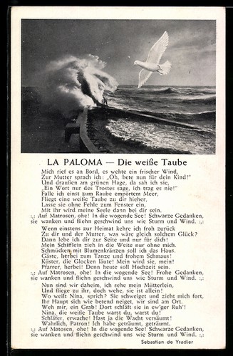 Lied paloma la - lied,