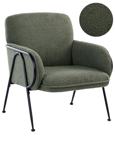 Fauteuil appoint bouclé - fauteuil,