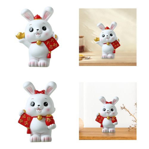 Lapin bureau statue figurine - bureau,