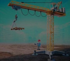 Playmobil -- Pièce de rechange - Grande grue de chantier radio-commandée 5466 -