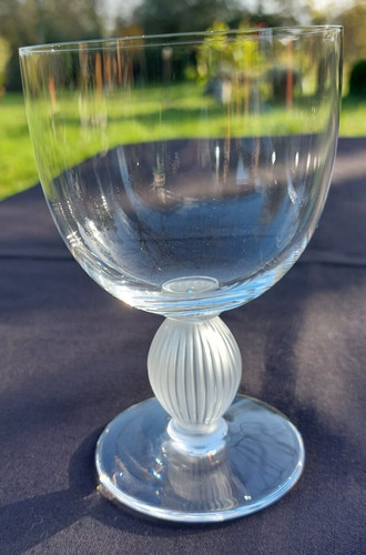 Verres vin cristal - cristal, lalique