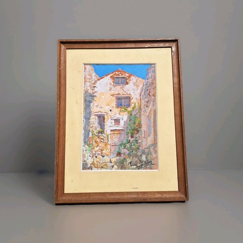 Peinture ancienne aquarelle - peinture,