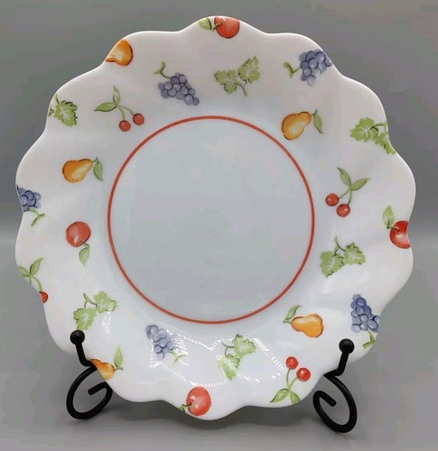 🍀Assiette creuse fruits