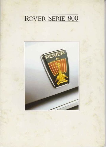 Brochure rover 820 827 1989 - rover,