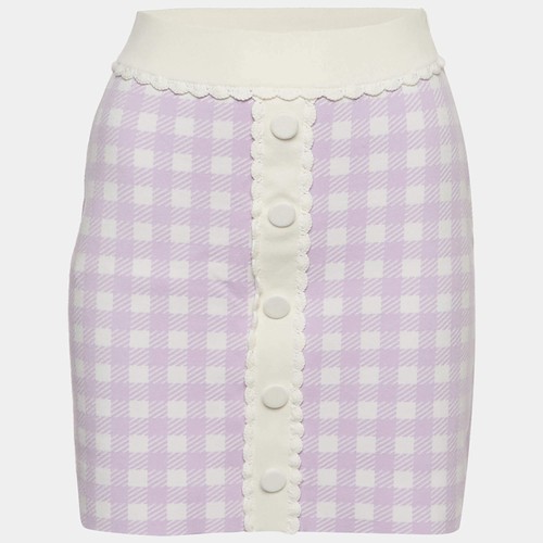 Mini jupe tricot stretch - en,