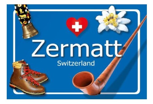 Zermatt magnet photo souvenir - magnet,