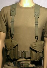Brêlage militaire FAMAS de combat + Ceinturon +2 porte-chargeurs Armée Française