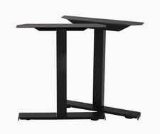 Cadre de Table Pieds T Pied de la Table Tischkufen Acier Pied de Meuble 2 Pièce