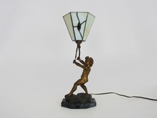 Magnifique lampe chérubin Art