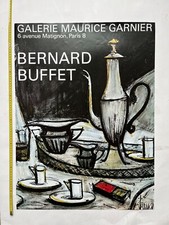 Bernard Buffet at Maurice Garnier 1977 vintage poster