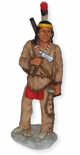 Figurine indien shawnee chef - figurine,