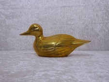 RcKQ64 - Figurine En Bronze Design Canard - Vintage - Couleur Or