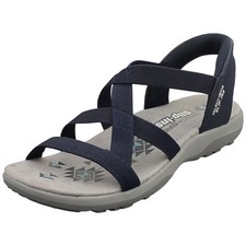 Sandales de marche Skechers Navy Femmes - Reggae Slim Vegan