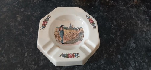 Ancien cendrier faïence - ancien,