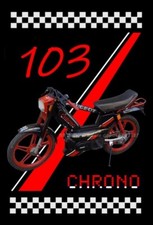 plaque tableau  "  PEUGEOT 103