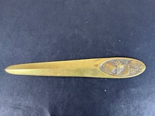 COUPE PAPIER BRONZE signé H. RISCH ART NOUVEAU