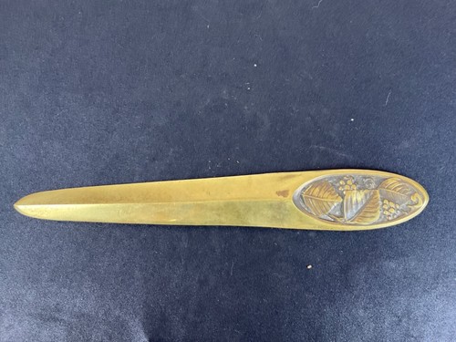 Coupe papier bronze - papier, signé