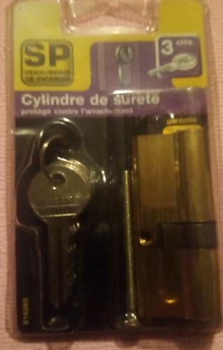 Cylindre laiton serrure - cylindre,