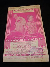 "Partition Ville d'amour