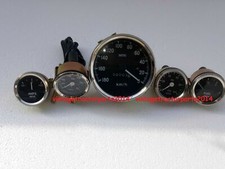 Kit réplique Smiths 52 mm - Température + huile + carburant + jauge d'ampli +...