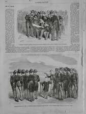 1868 ARME PISTOLET REVOLVER MORTIMER ARMEE  1 JOURNAL ANCIEN