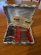 Adolphe Boulenger – Coffret de 12 cuillères à café (13,3 cm) – métal argenté...
