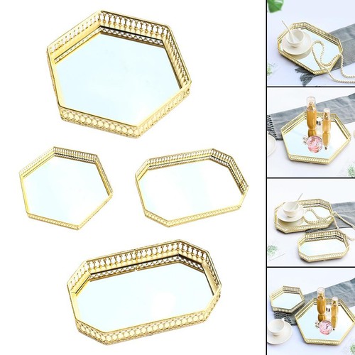 Vintage verre bijoux plateau - bijoux,