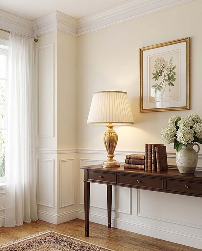 Lampe grande bois feuille - lampe,