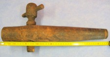 ancien robinet, canelle de fût, foudre, tonneau, objet du vin 43 cm