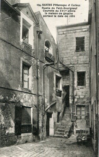 Carte nantes ruelle - carte, petit