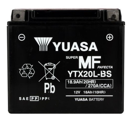 Batterie yuasa ytx20l - batterie, ytx20l-bs