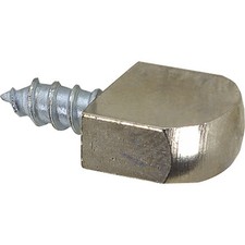 20 Taquets à Visser,Vis Ø 4mm, Laiton Chromé ,Etagères, Tablette,Armoire,en Vrac