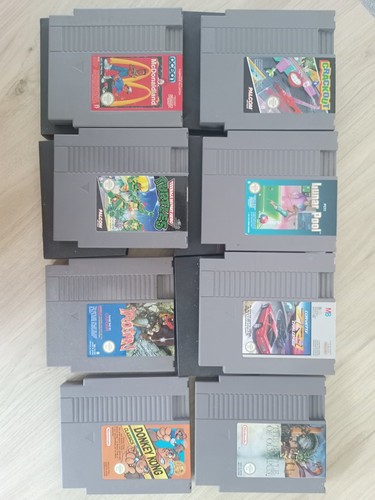 Lot vintage jeux nes - lot,