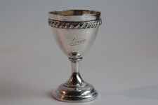 Coquetier argent massif Linda (71113)