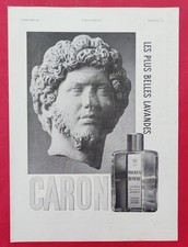 Publicité de Presse: Parfum Pour un Homme de CARON Les plus belles Lavandes 1934