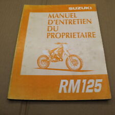 MANUEL REVUE TECHNIQUE D ATELIER SUZUKI RM 125 1997 125RM RM125