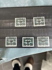 TIMBRES ALLEMAGNE GUERRE 3eme REICH  GENERALGOUVERNEMENT -POLOGNE OCCUPEE Rare