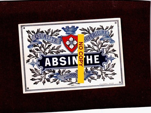 Etiquette neuve absinthe - neuve,