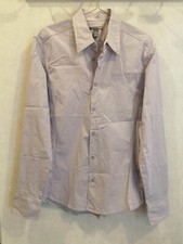 Chemise lilas coton elasthanne