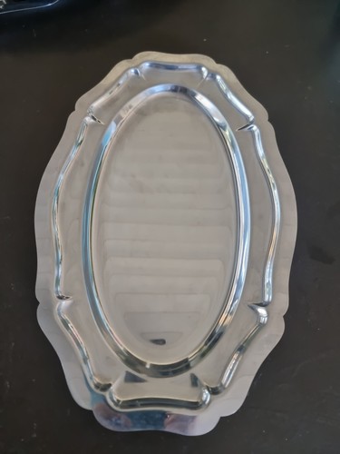 Plat service ovale inox - ovale,