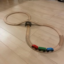 IKEA Lilaboo Wooden Rail Train