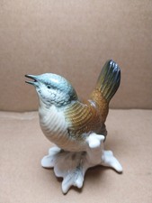 Ancien Oiseau Chanteur Porcelaine KARL ENS