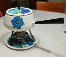 Service à fondue Motif floral