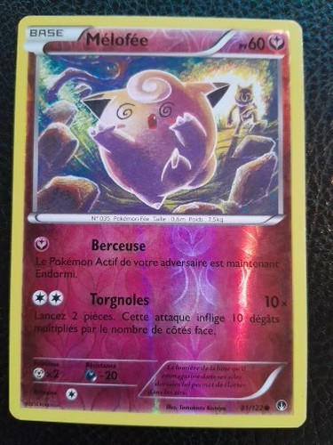 Carte pokémon mélofée - carte,