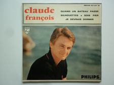 Claude François 45Tours EP vinyle Quand Un Bateau Passe disque A2 différent