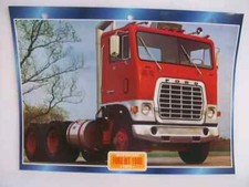 CARTE FICHE CAMION TRACTEUR